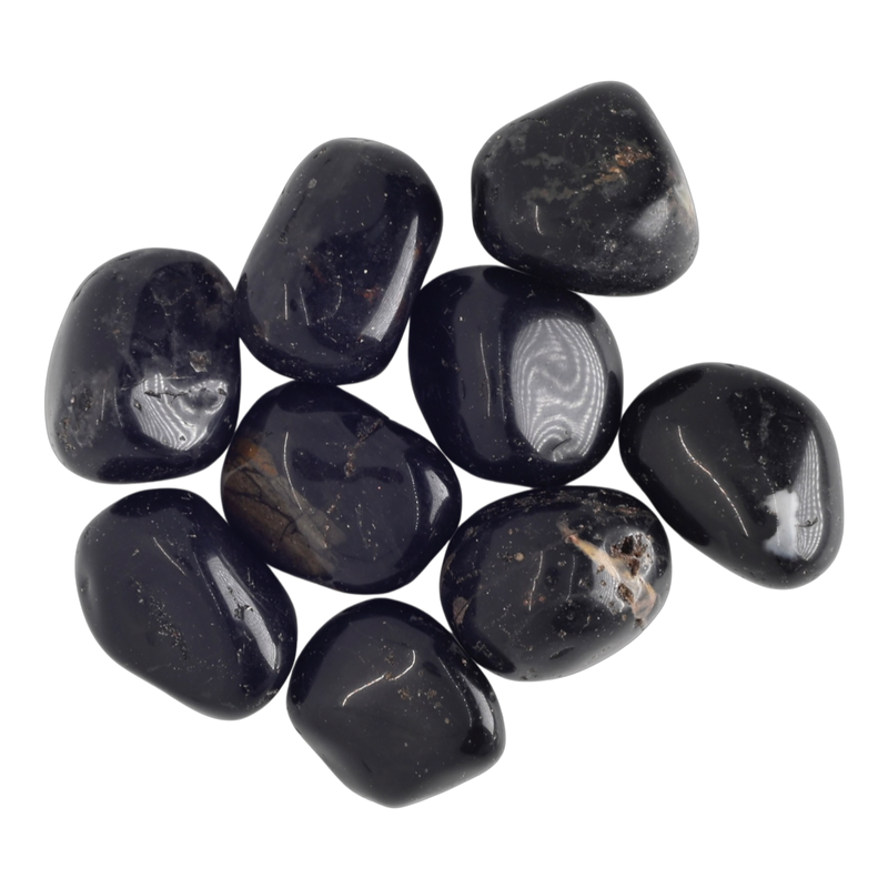 Black Onyx Tumbled Stones (4oz)