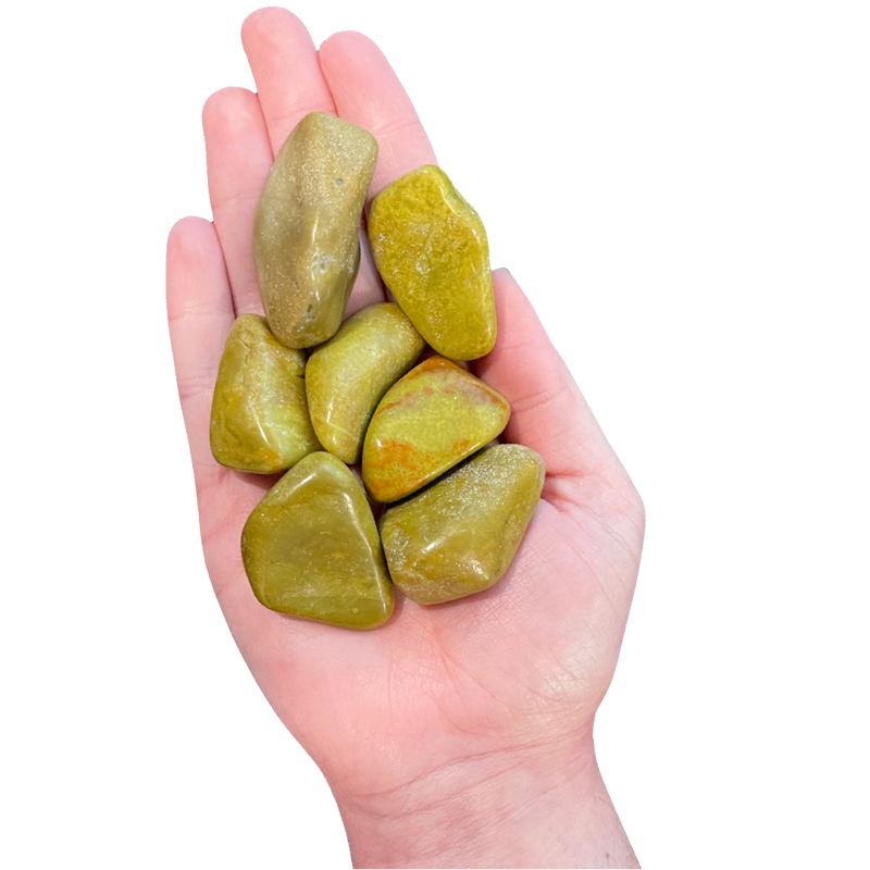 Green Opal Tumbled Stones (4oz)