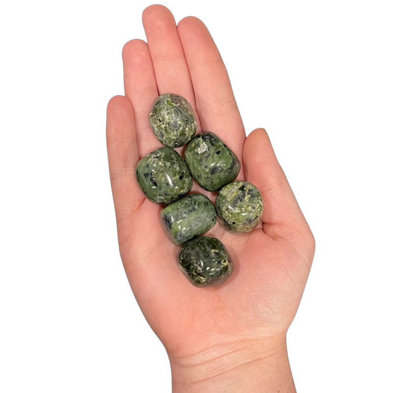Nephrite Jade Tumbled Stones (4oz)