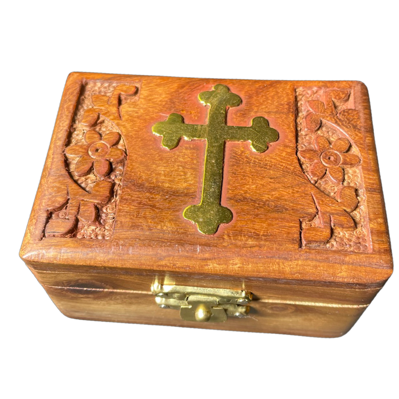Wood Cross Box